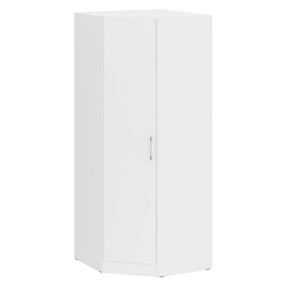 Изображение товара Угловой шкаф распашной Свк 81x200x81 см из ЛДСП белый современный