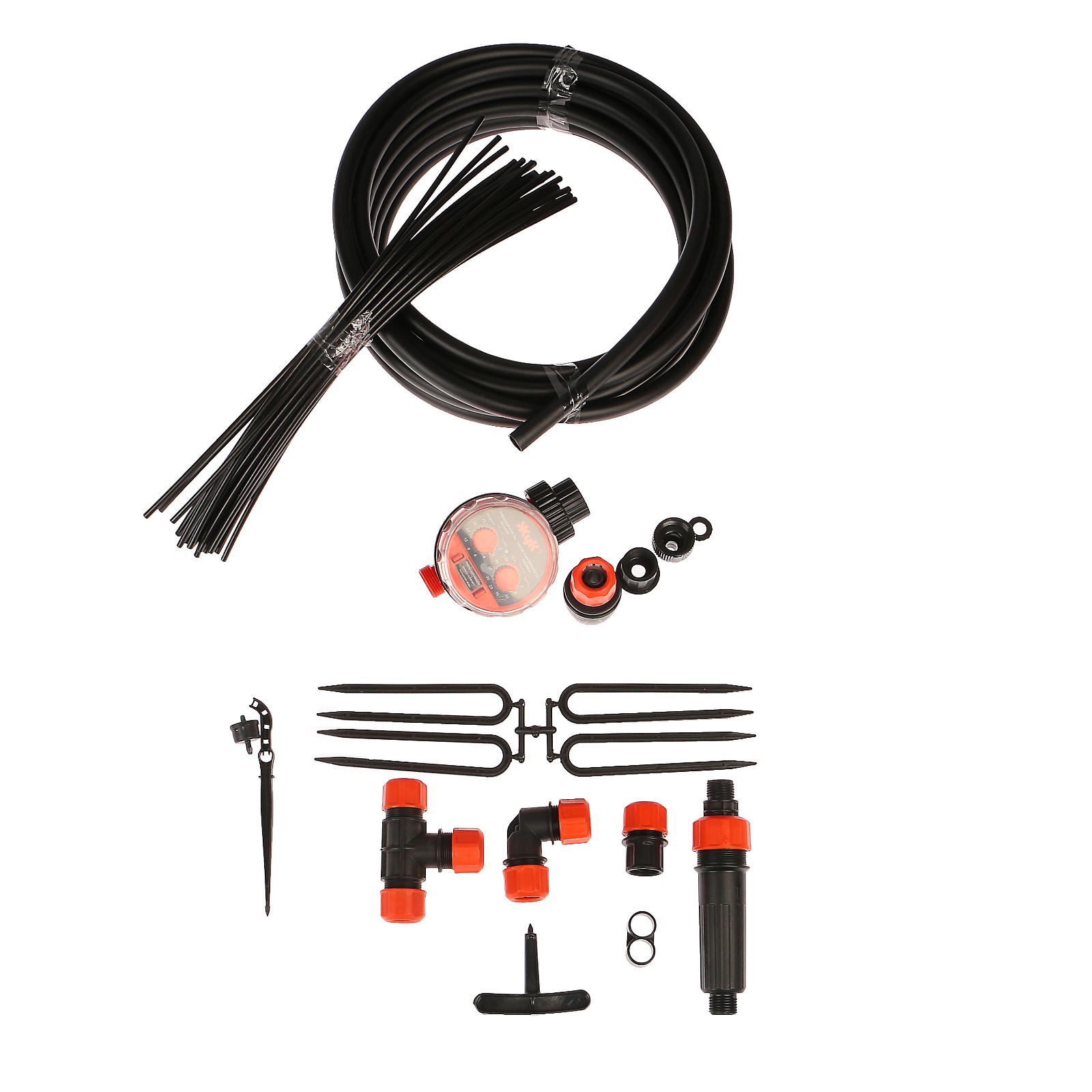 Изображение товара Набор капельного полива Жук от водопровода на 30 растений с таймером