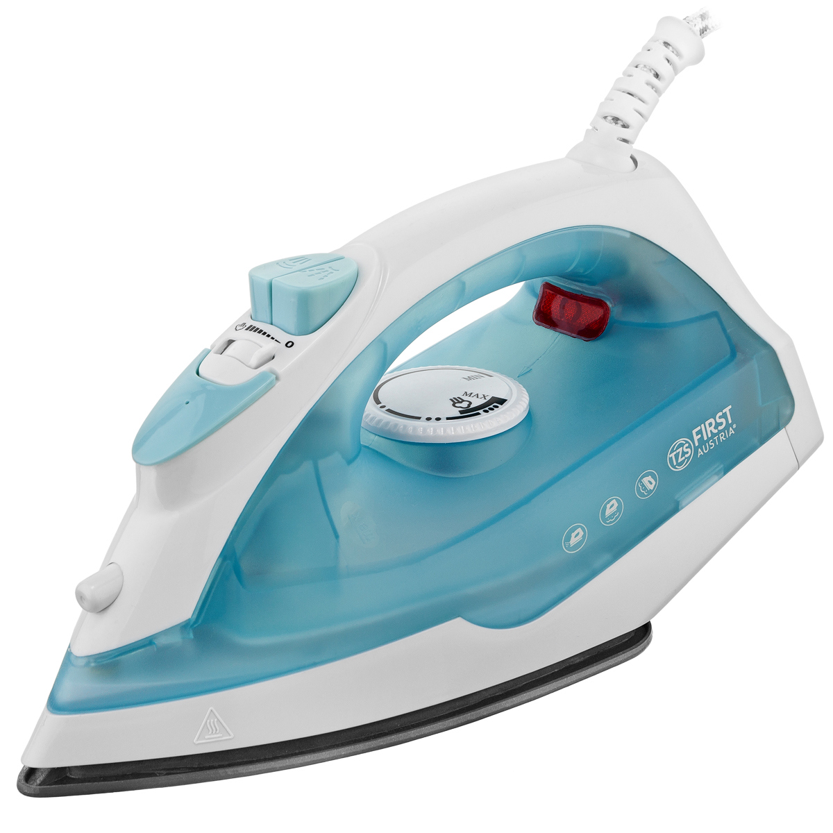 Изображение товара Утюг First Fa-5615 с керамической подошвой и вертикальным отпариванием