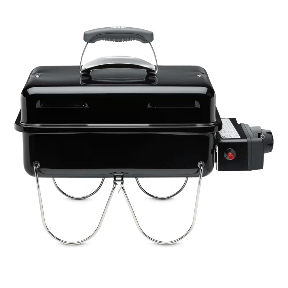 Изображение товара Газовый гриль Weber Go-Anywhere черный - компактный и надежный для кемпинга Изображение товара Газовый гриль Weber Go-Anywhere черный - компактный и надежный для кемпинга