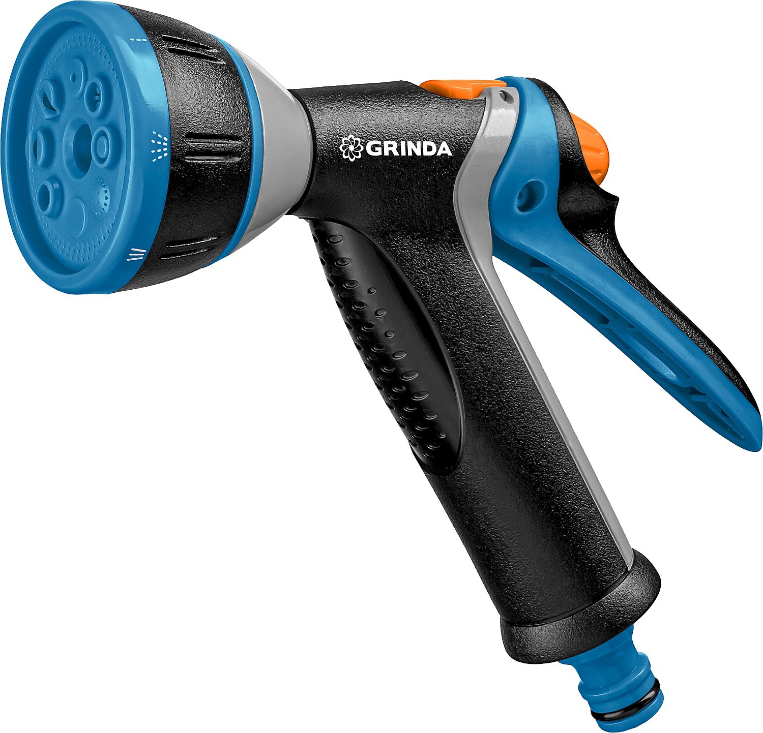 Изображение товара Поливочный пистолет Grinda PROLine BM-8 8 режимов металлический с TPR 8-427339