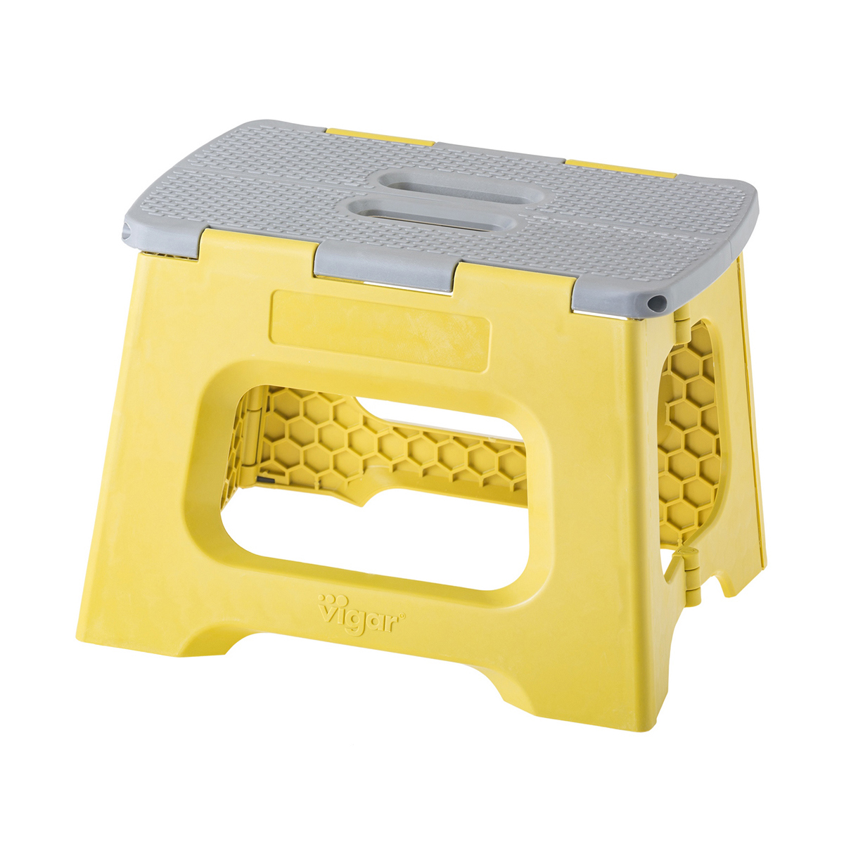 Изображение товара Складной садовый табурет Vigar Stool 32 см желтый легкий компактный для дачи