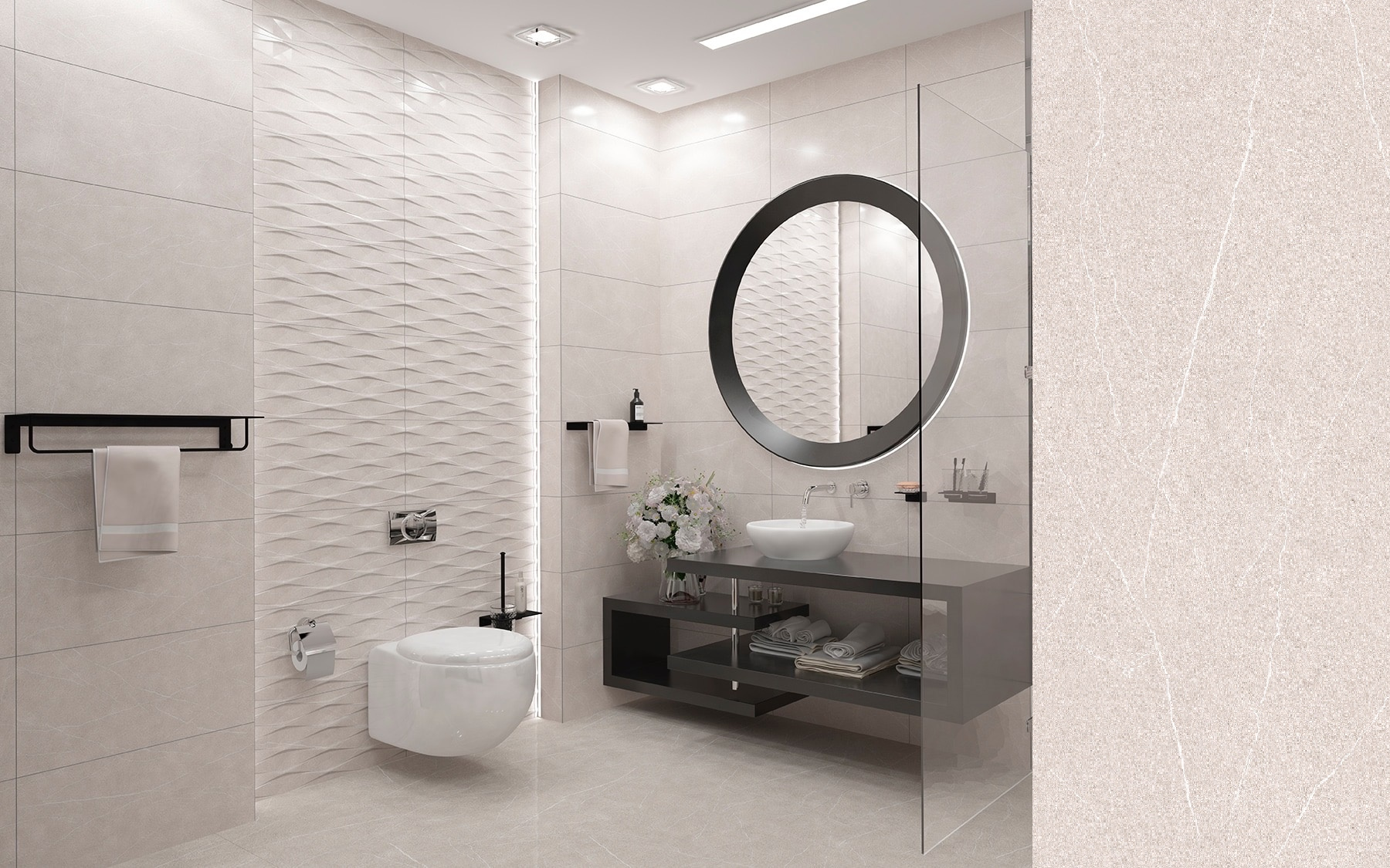 Изображение товара Kerlife Monte Bianco 31.5x70 настенная плитка бежевый 8 мм