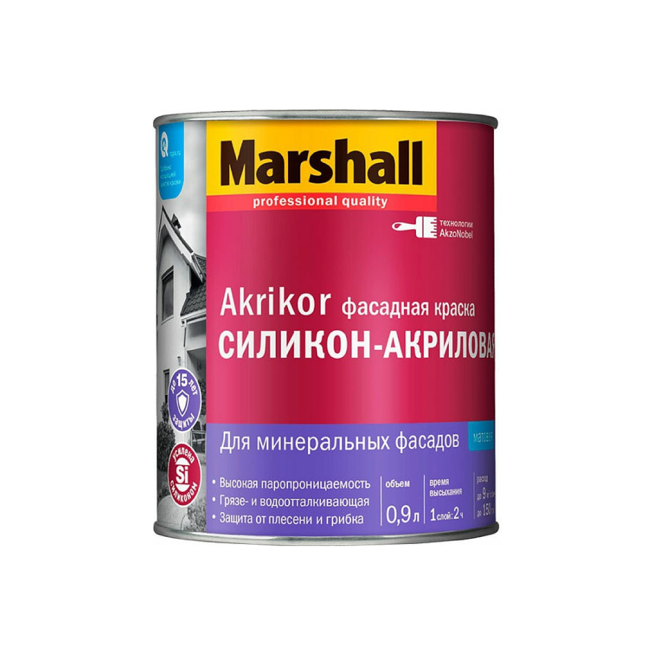 Изображение товара Краска для дерева акриловая MARSHALL 0С-00024513 0.9 л цвет прозрачный Изображение товара Краска для дерева акриловая MARSHALL 0С-00024513 0.9 л цвет прозрачный