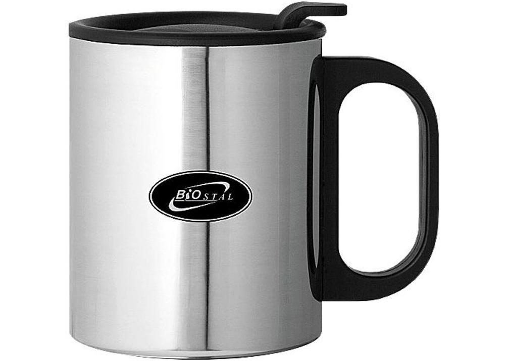 Изображение товара Термокружка Biostal 0.45 литра из нержавеющей стали с двойными стенками