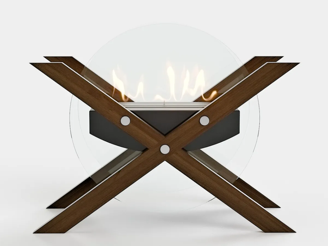 Изображение товара Биокамин напольный Lux Fire Робинзон стильный декоративный камин для дома и офиса