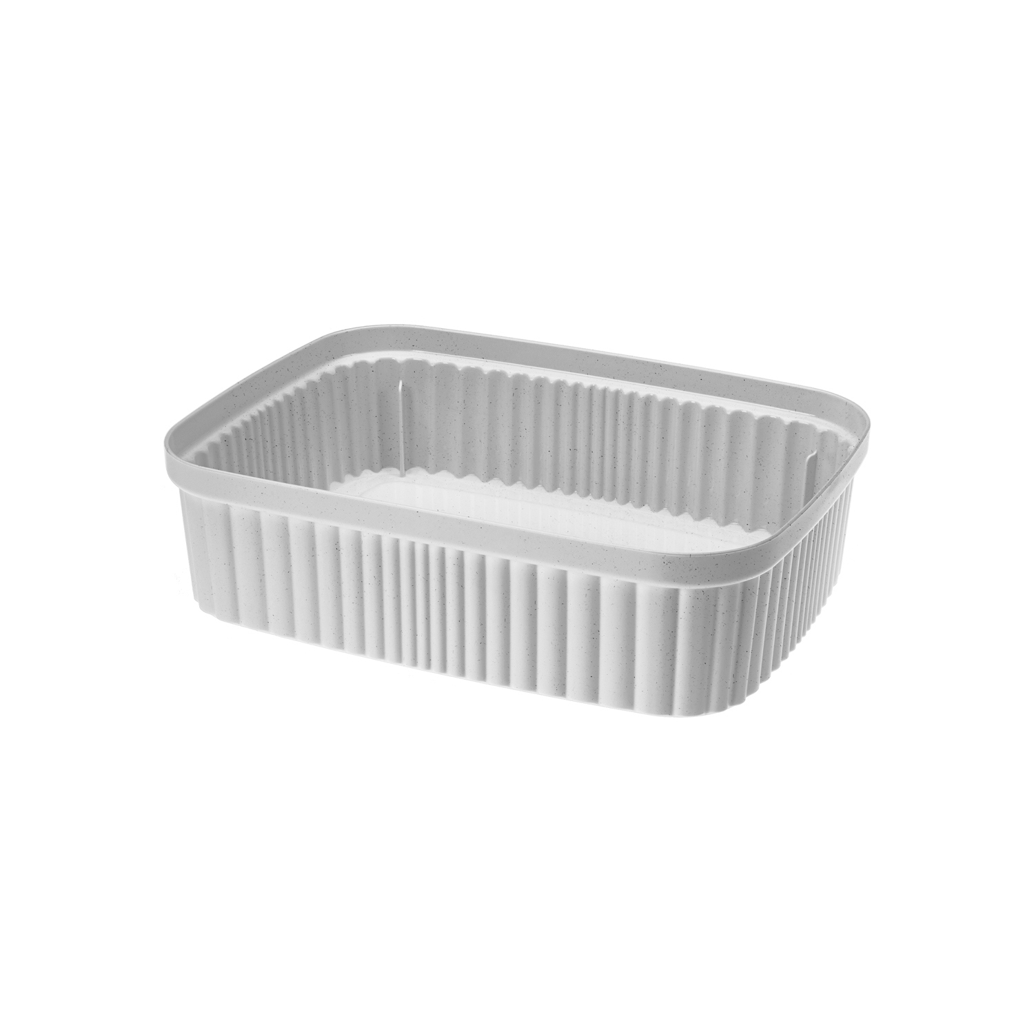 Изображение товара Лоток Эконова 2.65 л серого цвета для хранения в ванной комнате