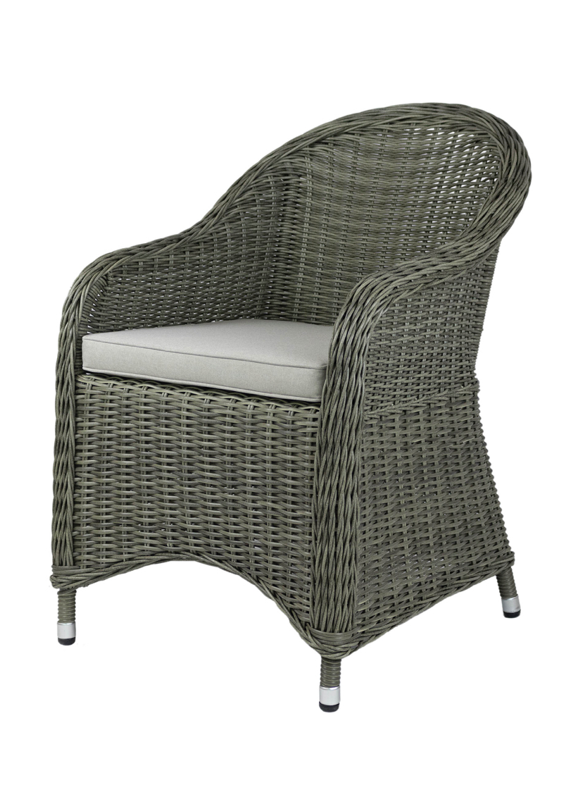 Изображение товара Кресло садовое Azzura AZR001 Lagoon из искусственного ротанга серое