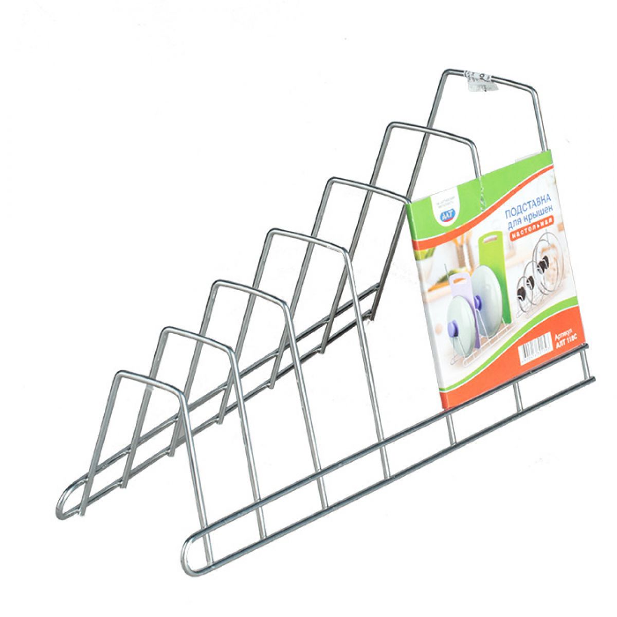 Изображение товара Сушилка для посуды АЛТАЙСКИЙ МЕТАЛЛИСТ 18x16x34 см сталь с покрытием цвет хром