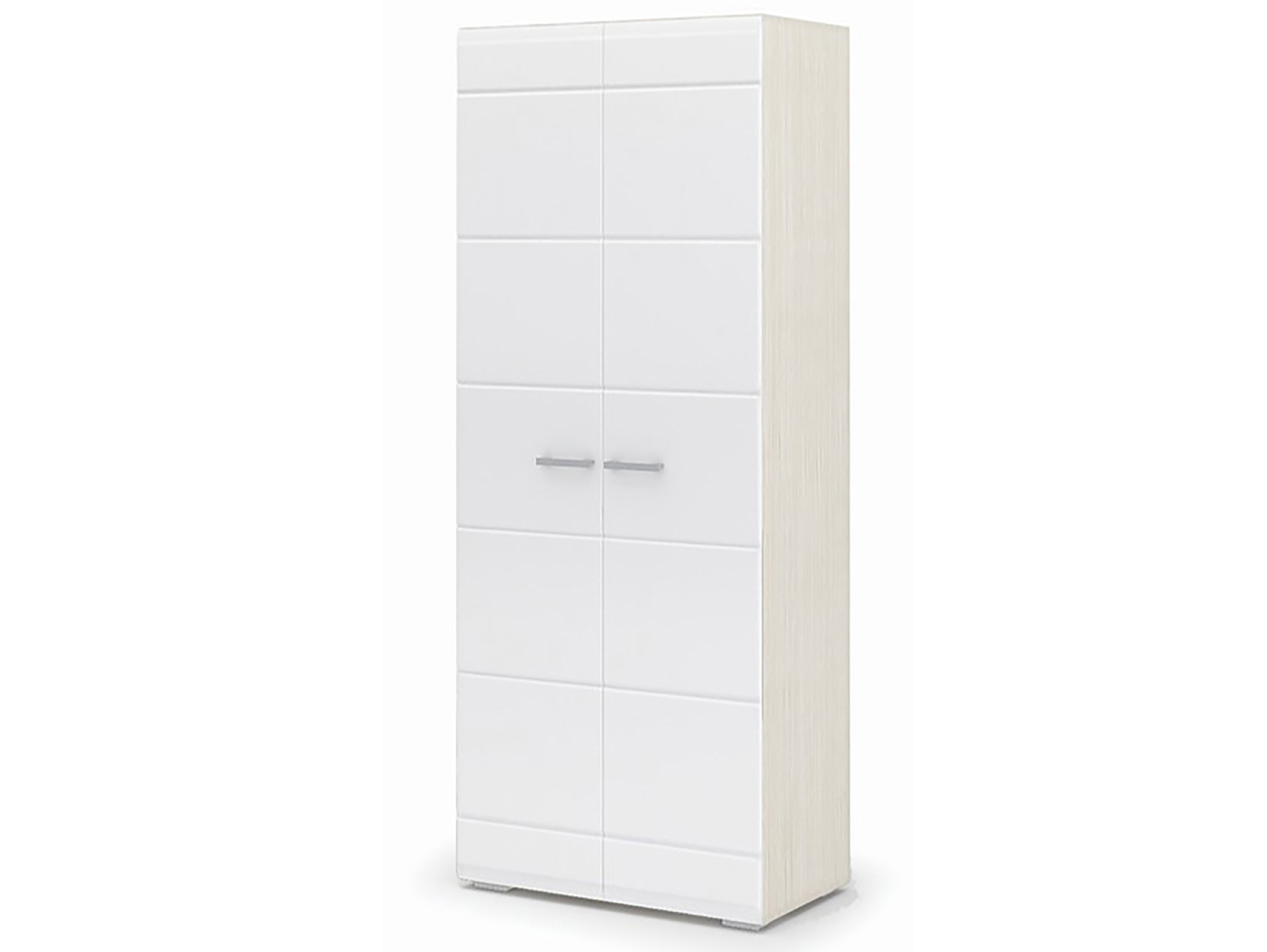 Изображение товара Шкаф Стендмебель 80x57x200 см ЛДСП цвет белый глянец/белфорт