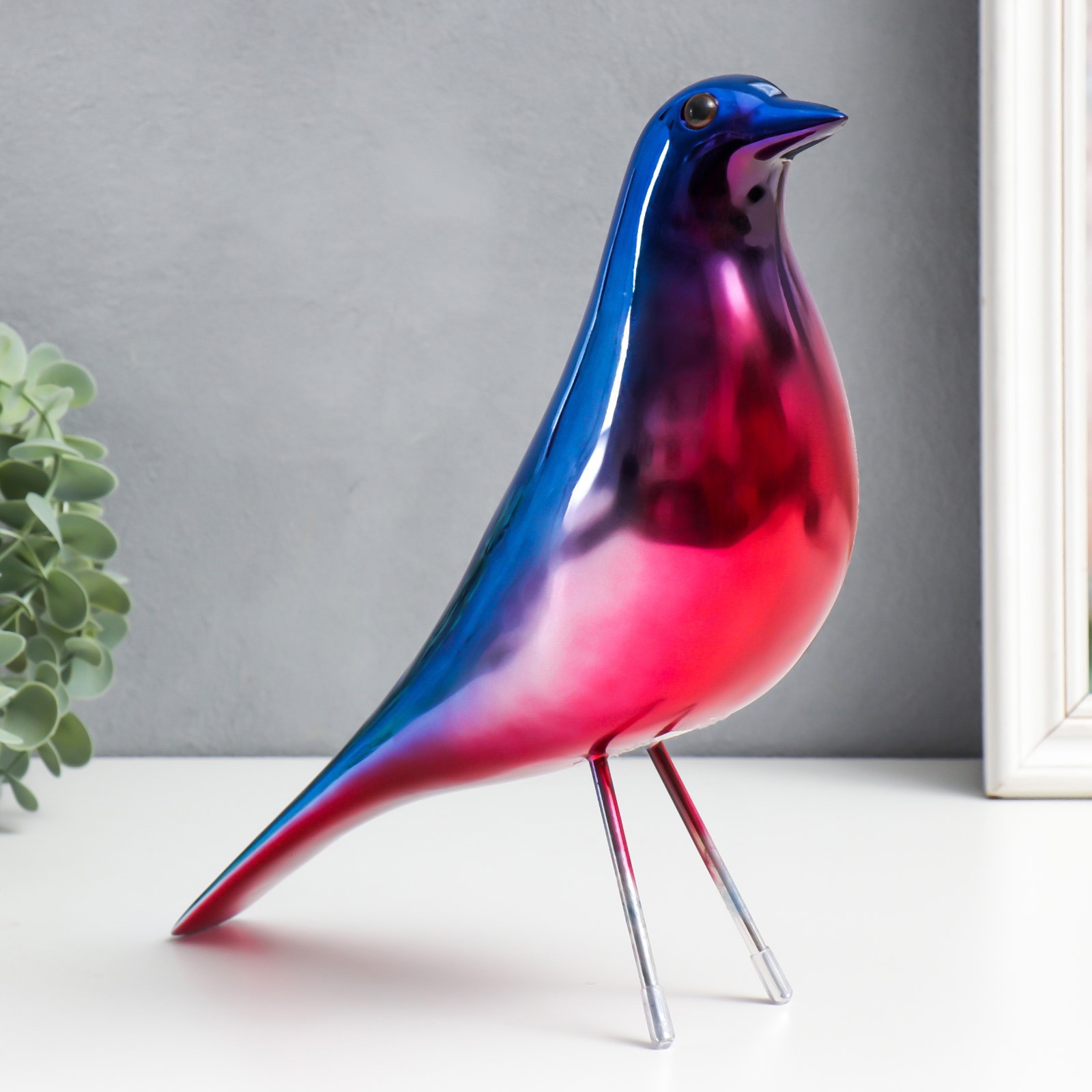 Изображение товара Фигурка "Птица" хамелеон 25.5x25x8 см