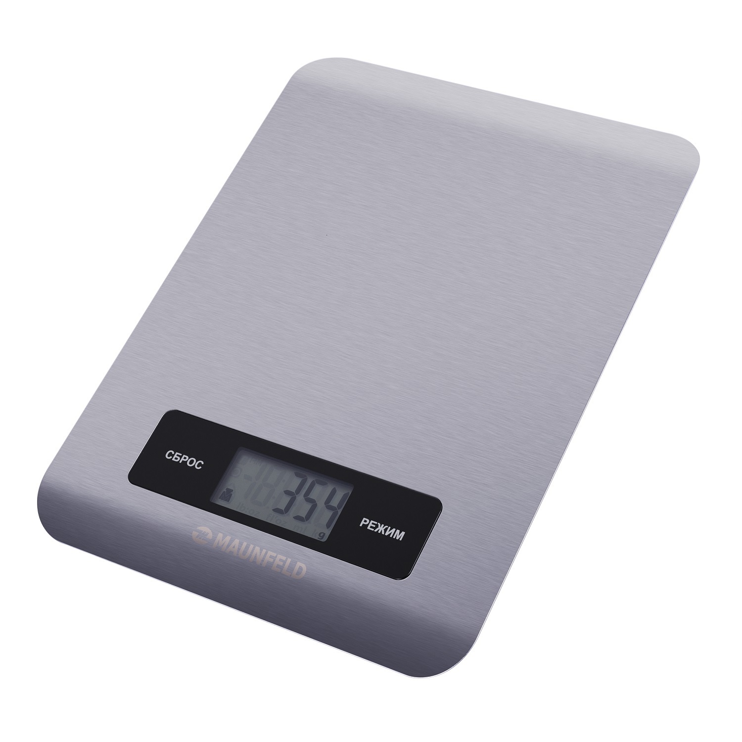Изображение товара Электронные весы Maunfeld MKS-521MS цвет нержавеющая сталь