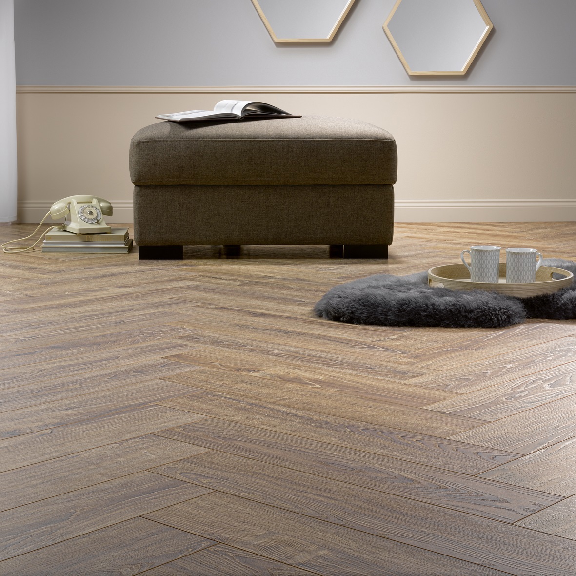 Изображение товара Ламинат Alsafloor Baleartic Oak 33 класс толщина 12 мм с фаской 1.19 м² для жилых помещений