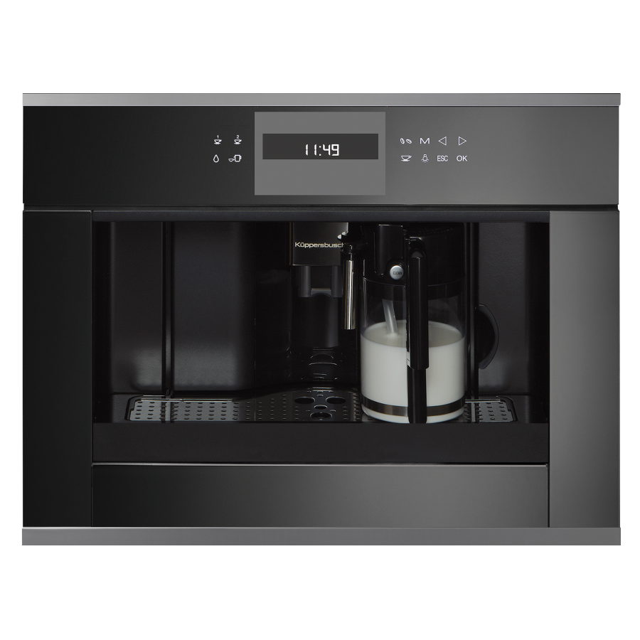 Изображение товара Встраиваемая кофемашина Kuppersbusch CKV 6550.0 S3 59.5x45.5x47.5 см цвет черный Изображение товара Встраиваемая кофемашина Kuppersbusch CKV 6550.0 S3 59.5x45.5x47.5 см цвет черный