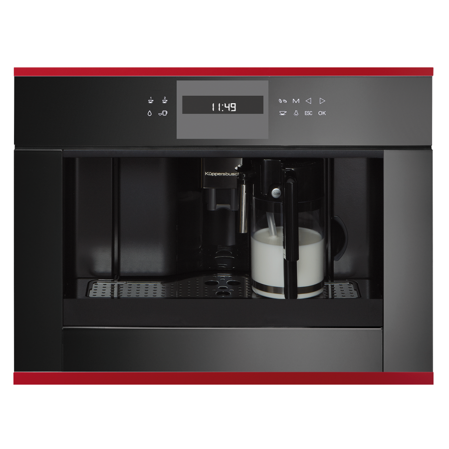 Изображение товара Встраиваемая кофемашина Kuppersbusch CKV 6550.0 S8 59.5x45.5x47.5 см цвет черный Изображение товара Встраиваемая кофемашина Kuppersbusch CKV 6550.0 S8 59.5x45.5x47.5 см цвет черный