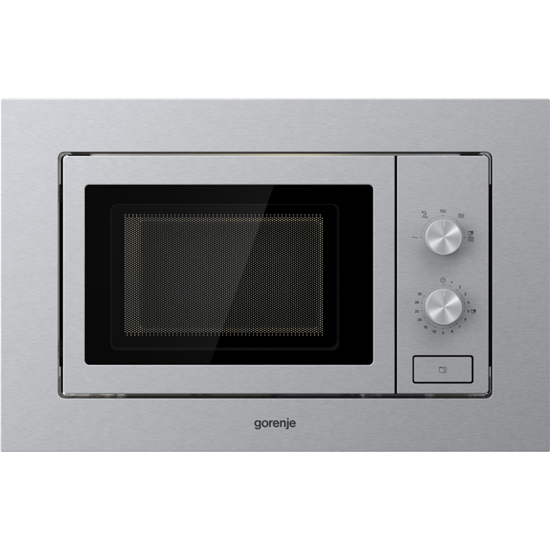 Изображение товара Встраиваемая микроволновая печь Gorenje Bm201em1x 20 л 59.5x38.2x34.4 см цвет нержавеющая сталь Изображение товара Встраиваемая микроволновая печь Gorenje Bm201em1x 20 л 59.5x38.2x34.4 см цвет нержавеющая сталь
