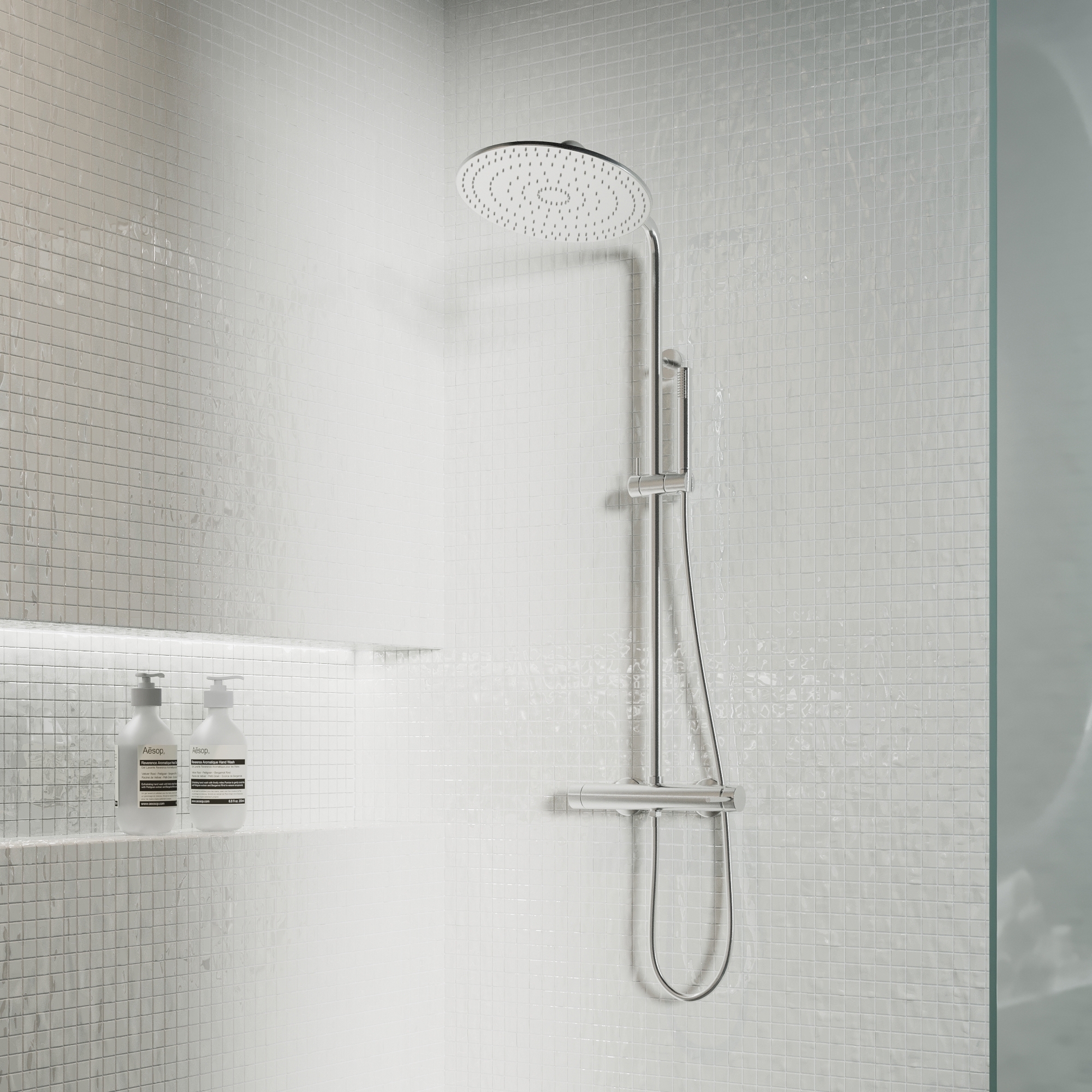 Изображение товара Мозаика Kerama Marazzi Темари 29.8x29.8 см глянцевая белая для ванной