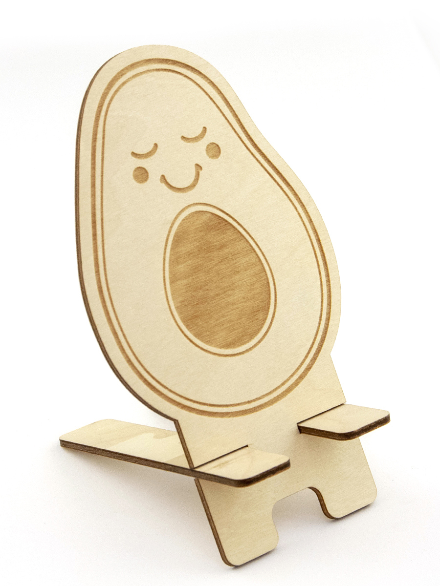 Изображение товара Подставка для телефона ORLANDO Авокадо сборная модель из фанеры