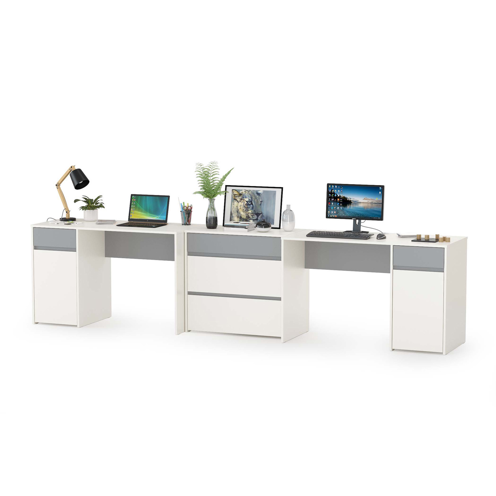 Изображение товара Компьютерный стол Моби Торонто № 09 320x75x53 см с ящиком и стильным дизайном