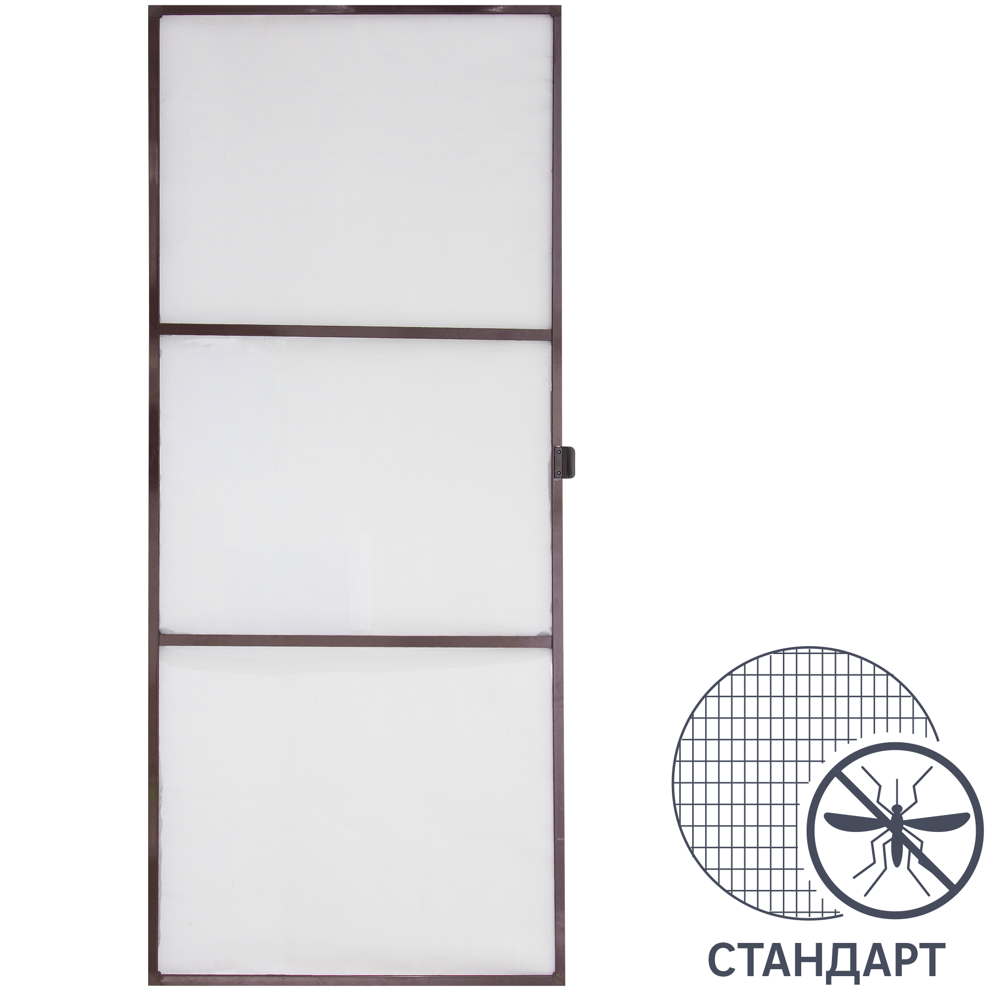 Изображение товара Artens рамочная москитная сетка для двери 210x90 см коричневая