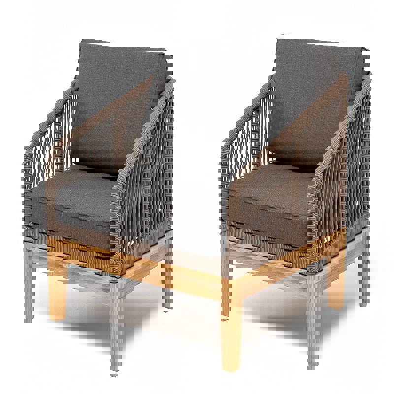Изображение товара Кресло садовое 4SIS Канны с подушками и влагоотталкивающей обработкой