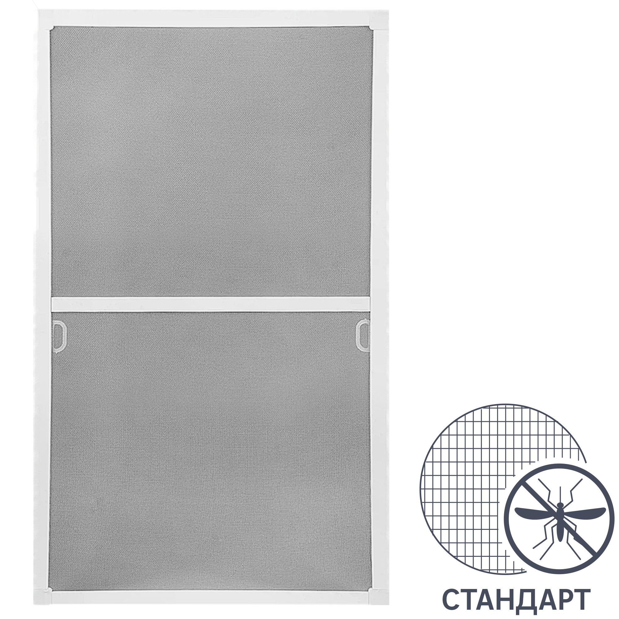 Изображение товара Москитная сетка рамочная 134x80 см цвет белый