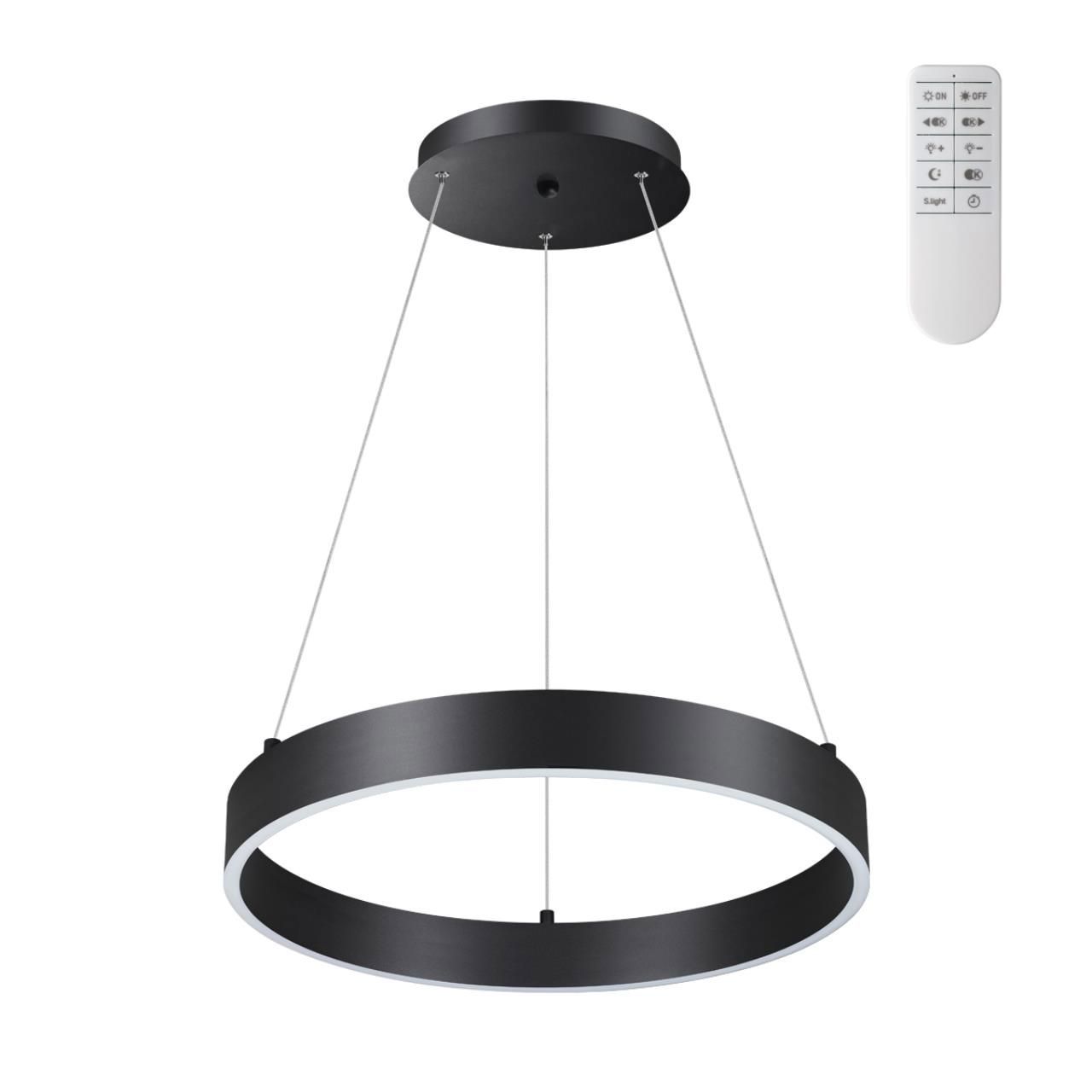 Изображение товара Светильник подвесной светодиодный NOVOTECH 358957 Iter 16 м² теплый белый свет цвет черный