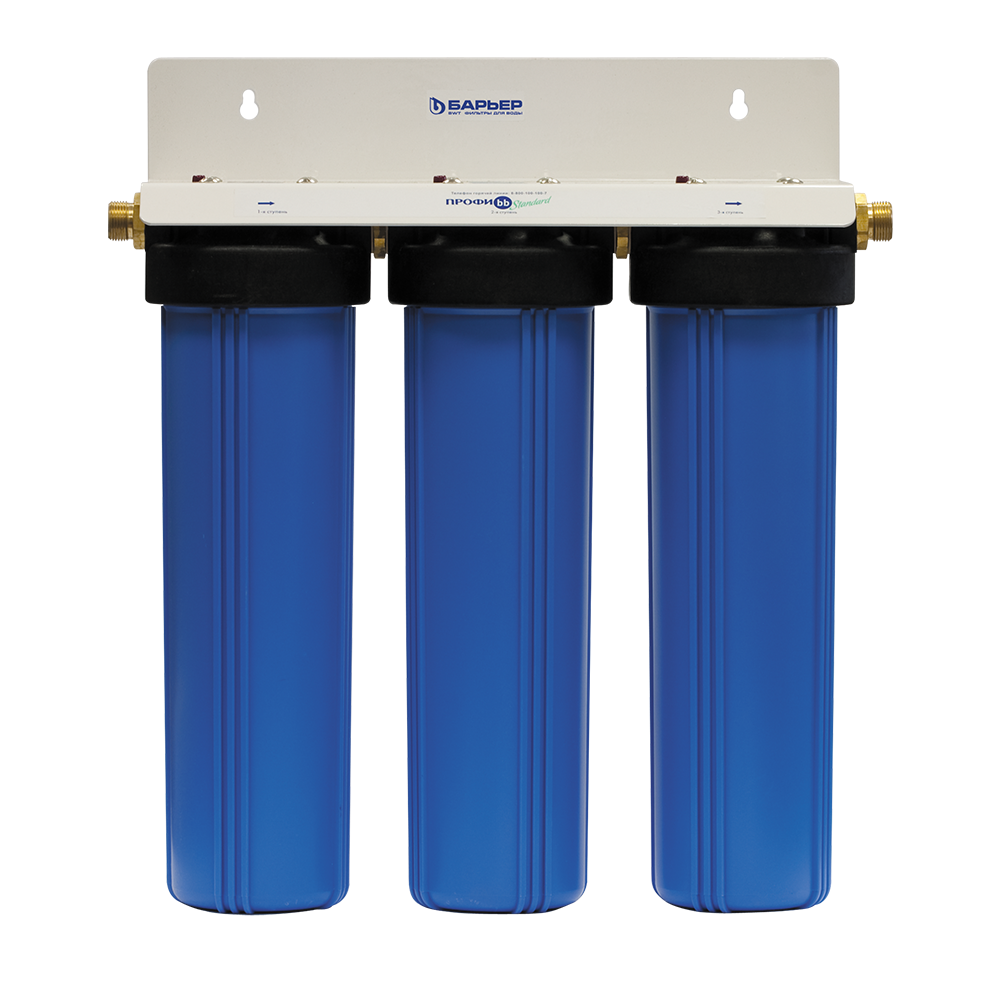 Изображение товара Корпус фильтра Барьер Профи BB20 1” 3 ступени