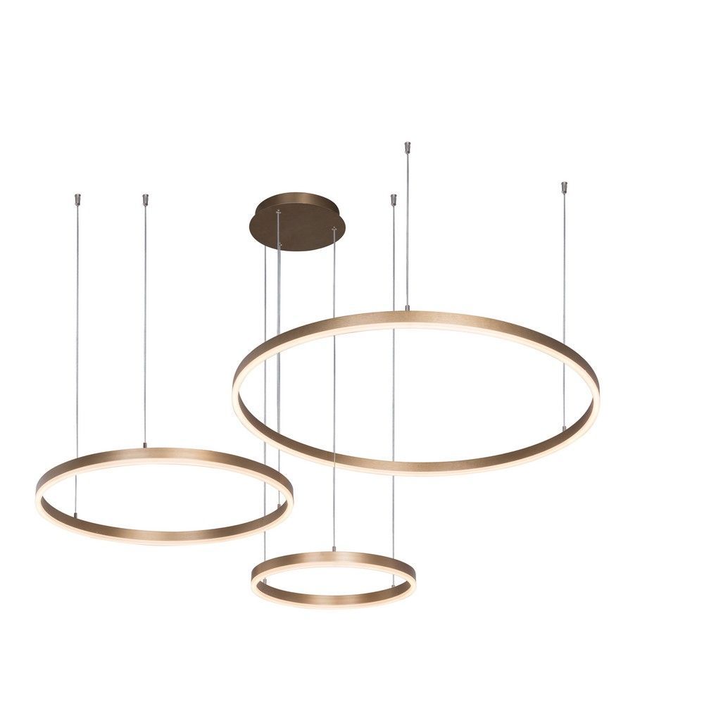 Изображение товара Подвесная светодиодная люстра APLOYT Terenia 9.1 м² коричневая современная