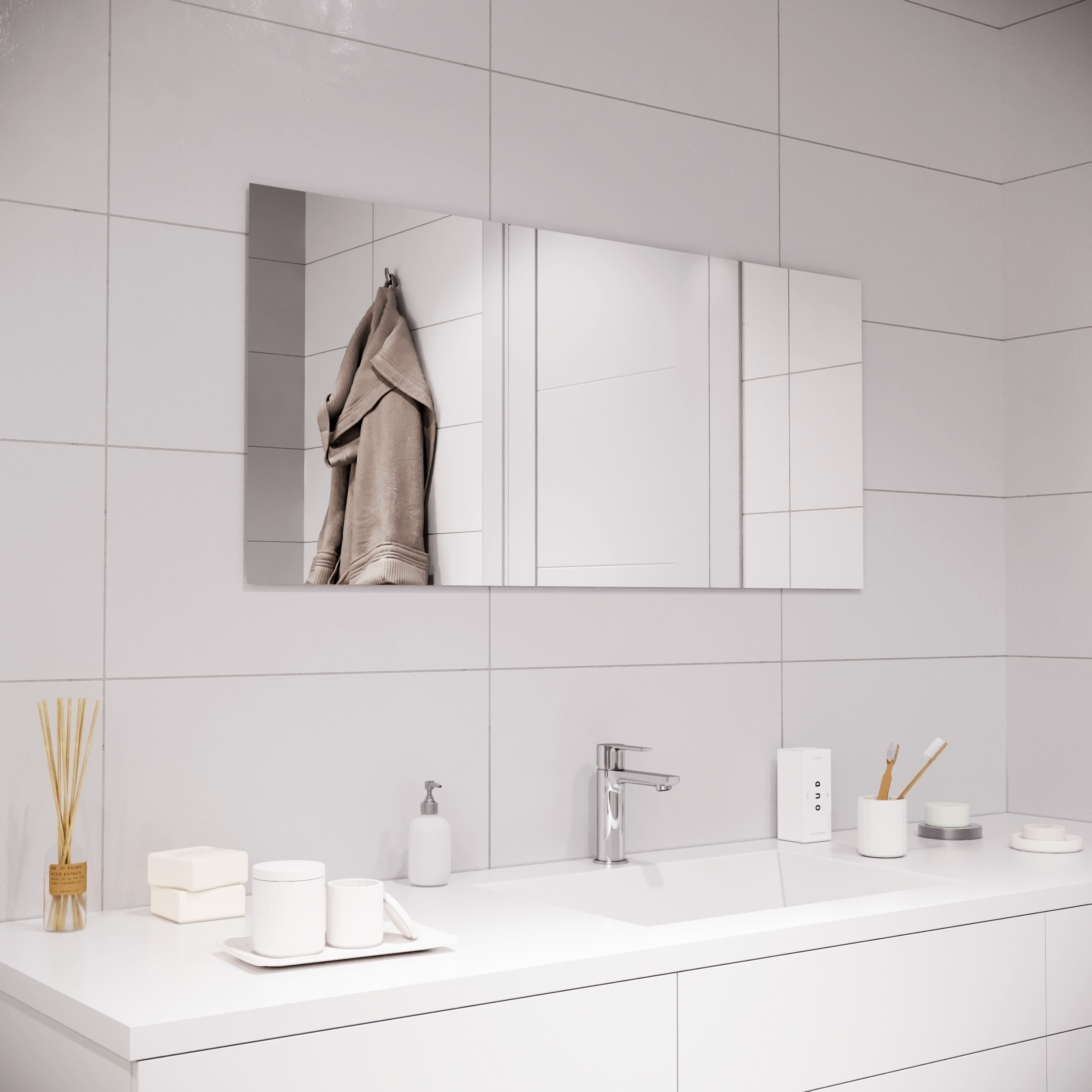 Изображение товара Полотно зеркальное Sensea 55x120 см 1 шт.