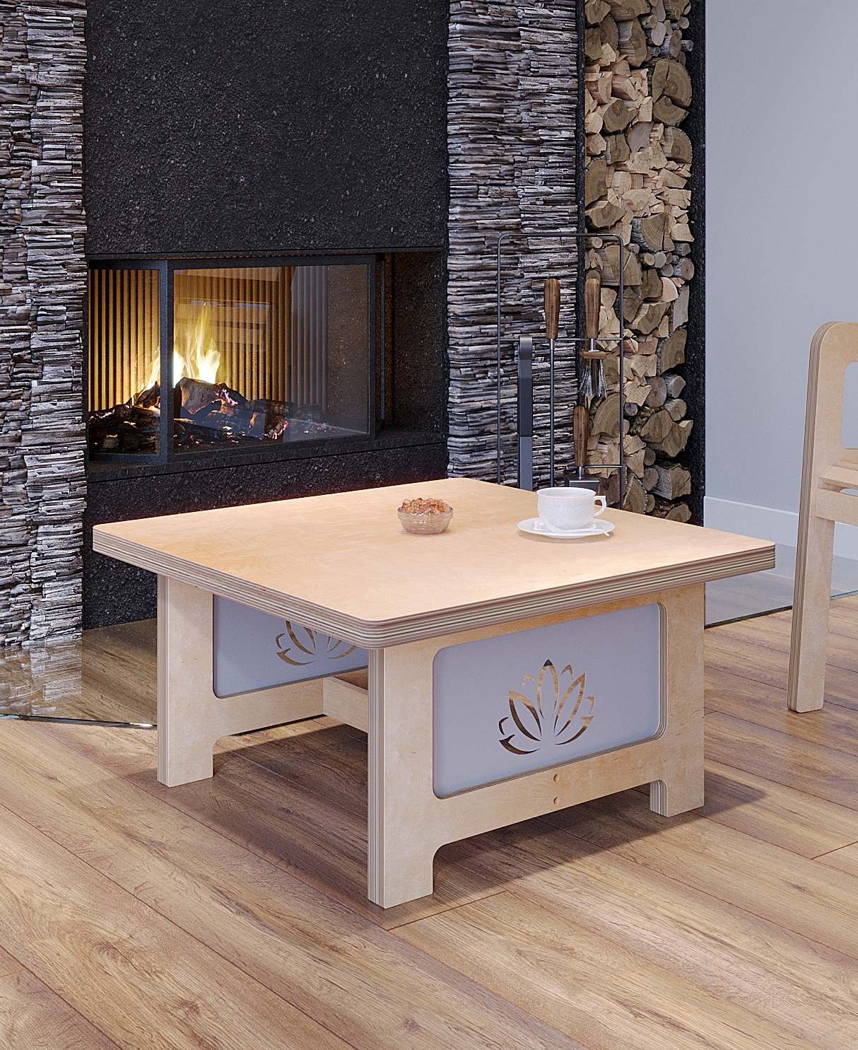 Изображение товара Садовый стол Indspace 76 см: стиль и качество для вашего отдыха