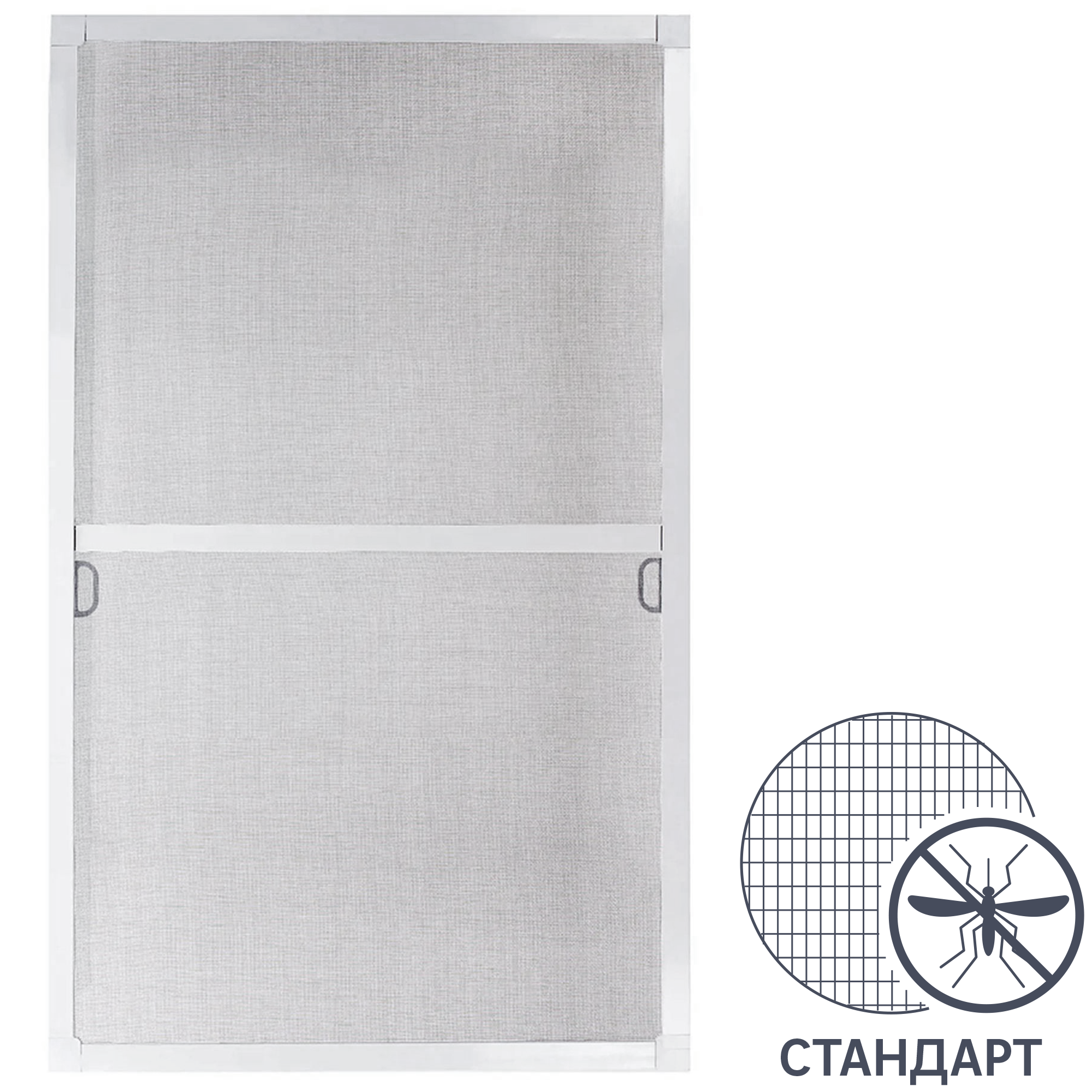 Изображение товара Москитная сетка рамочная 120x73 см белая