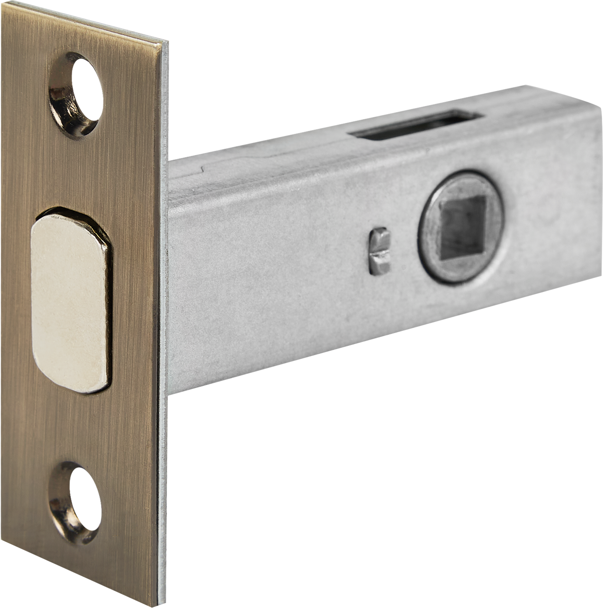 Задвижка межкомнатная Standers TL01-AB 65x57x25 мм сталь цвет бронза