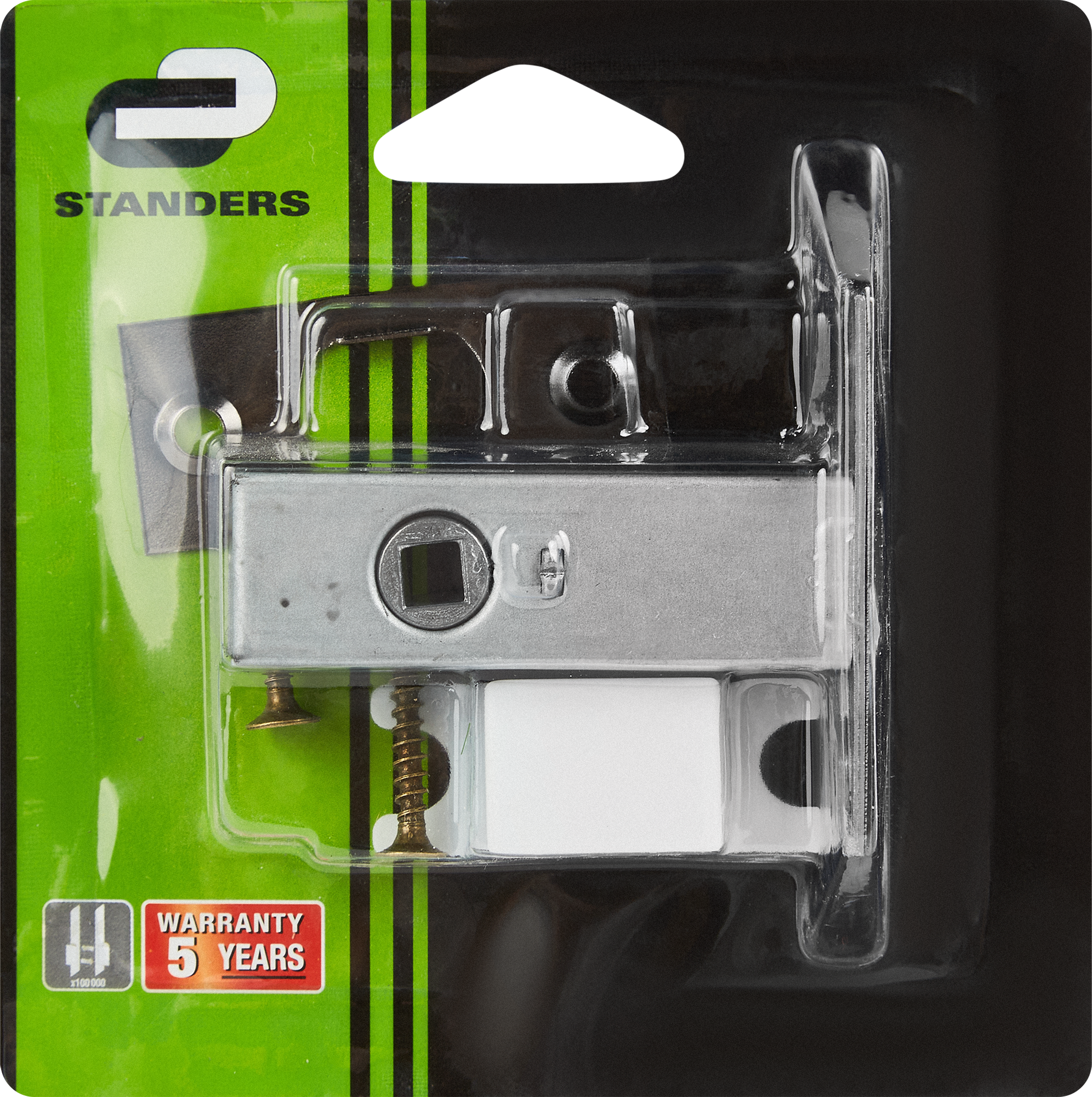 Задвижка межкомнатная Standers TL01-AB 65x57x25 мм сталь цвет бронза - 2
