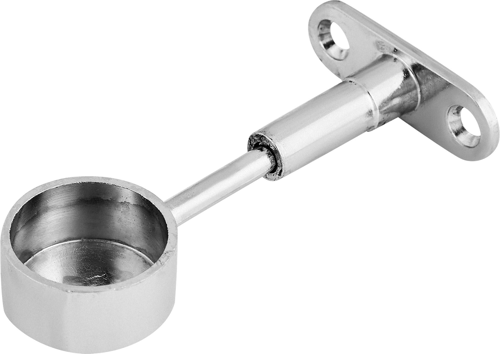 Изображение товара Держатель трубы к стене регулируемый глухой ⌀25 хром