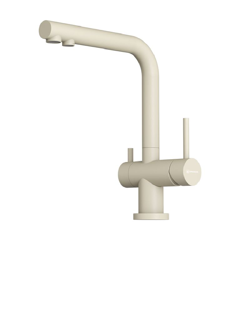 Изображение товара Современный однорычажный кухонный смеситель Omoikiri Nagano-be-p 26.8 см с фильтром