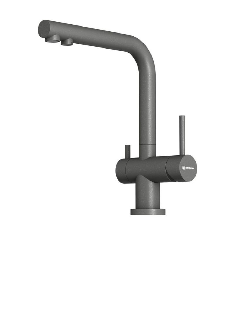 Изображение товара Однорычажный смеситель для кухни Omoikiri Nagano p-pl 26.8 см светло-серый