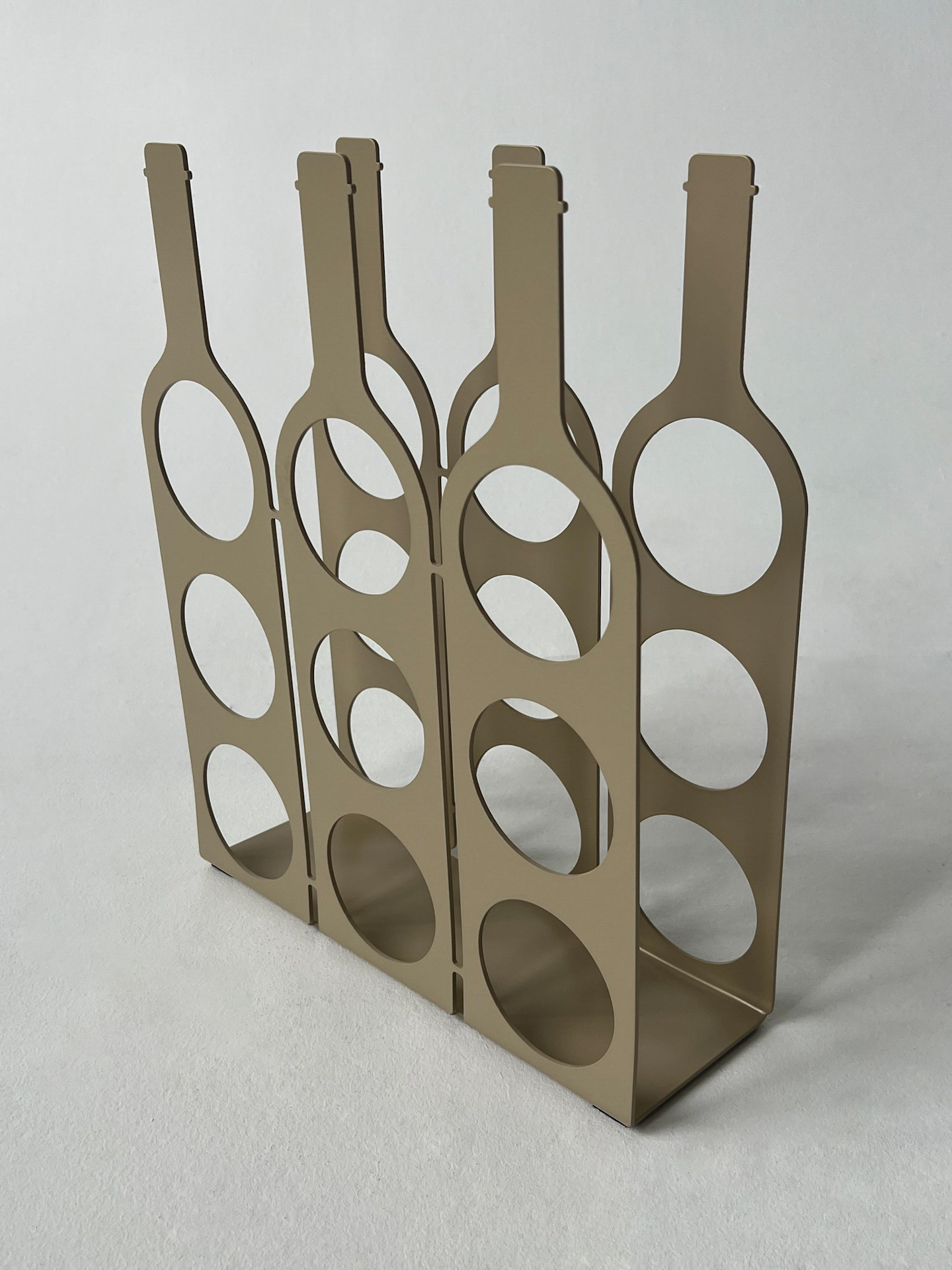 Изображение товара Полка для бутылок Мастерская Уюта Зонт wine_1224_bronze 32x40x11 см для 9 бутылок