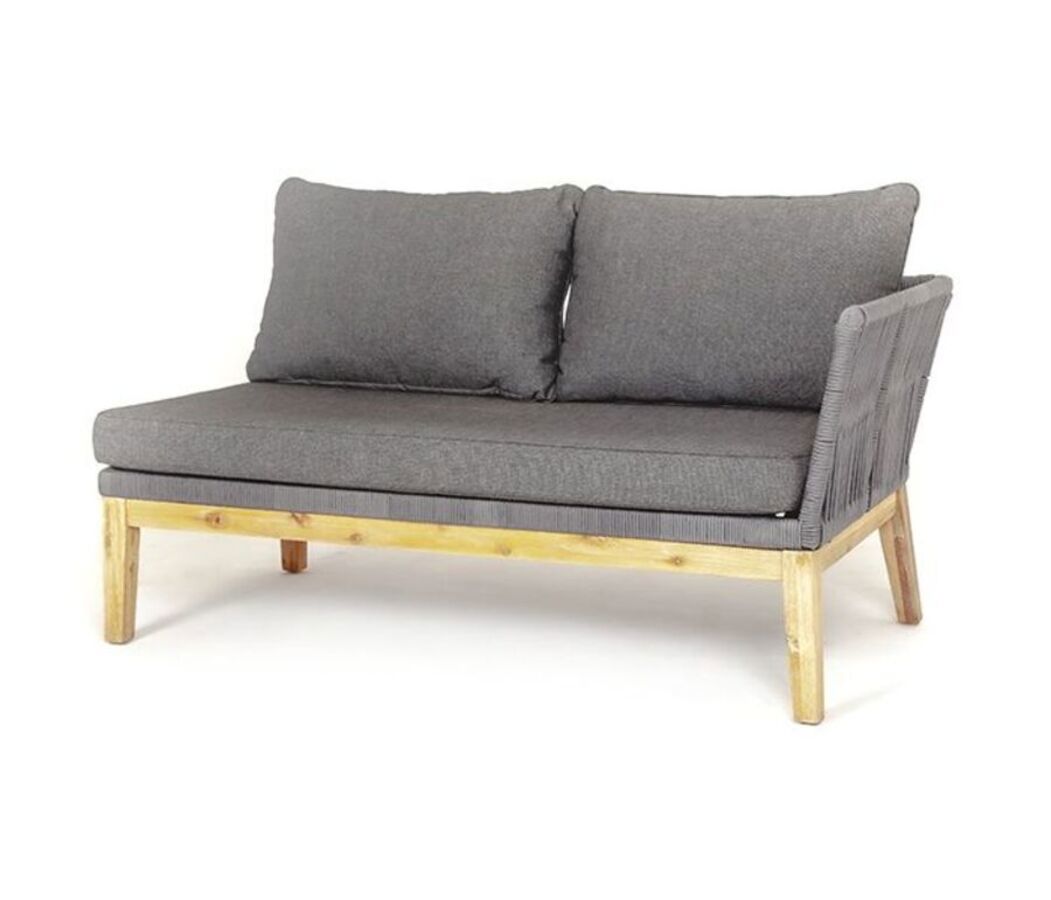 Изображение товара Диван садовый 4SIS серии Барселона левый, модульный, 203 см, серый