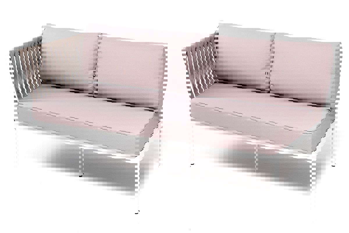 Изображение товара Диван садовый 4SIS KAS-MRS2-001 правый Касабланка 203 см бежевый дерево металл