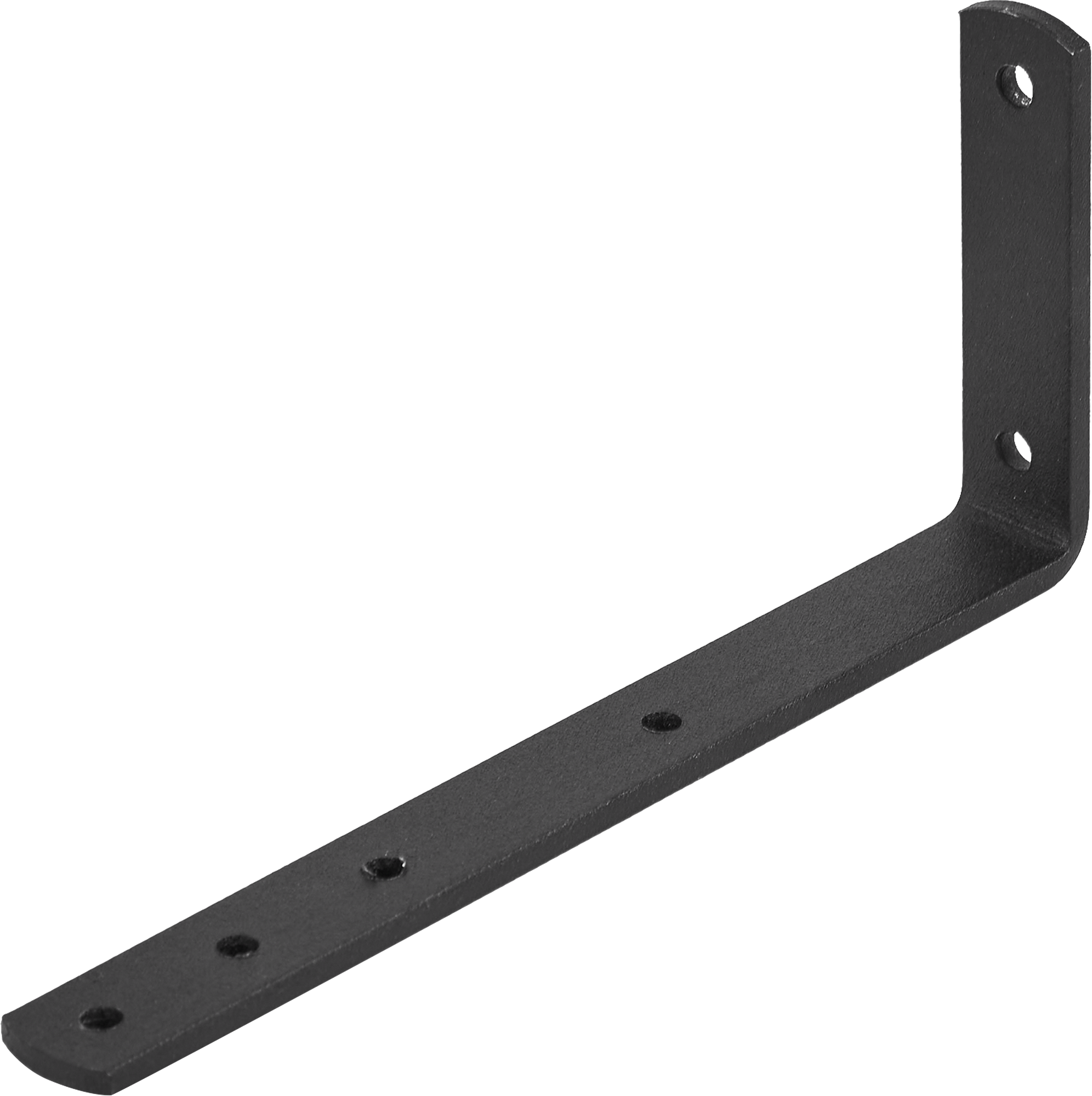 Кронштейн мебельный 4x20x80x180 мм цвет черный