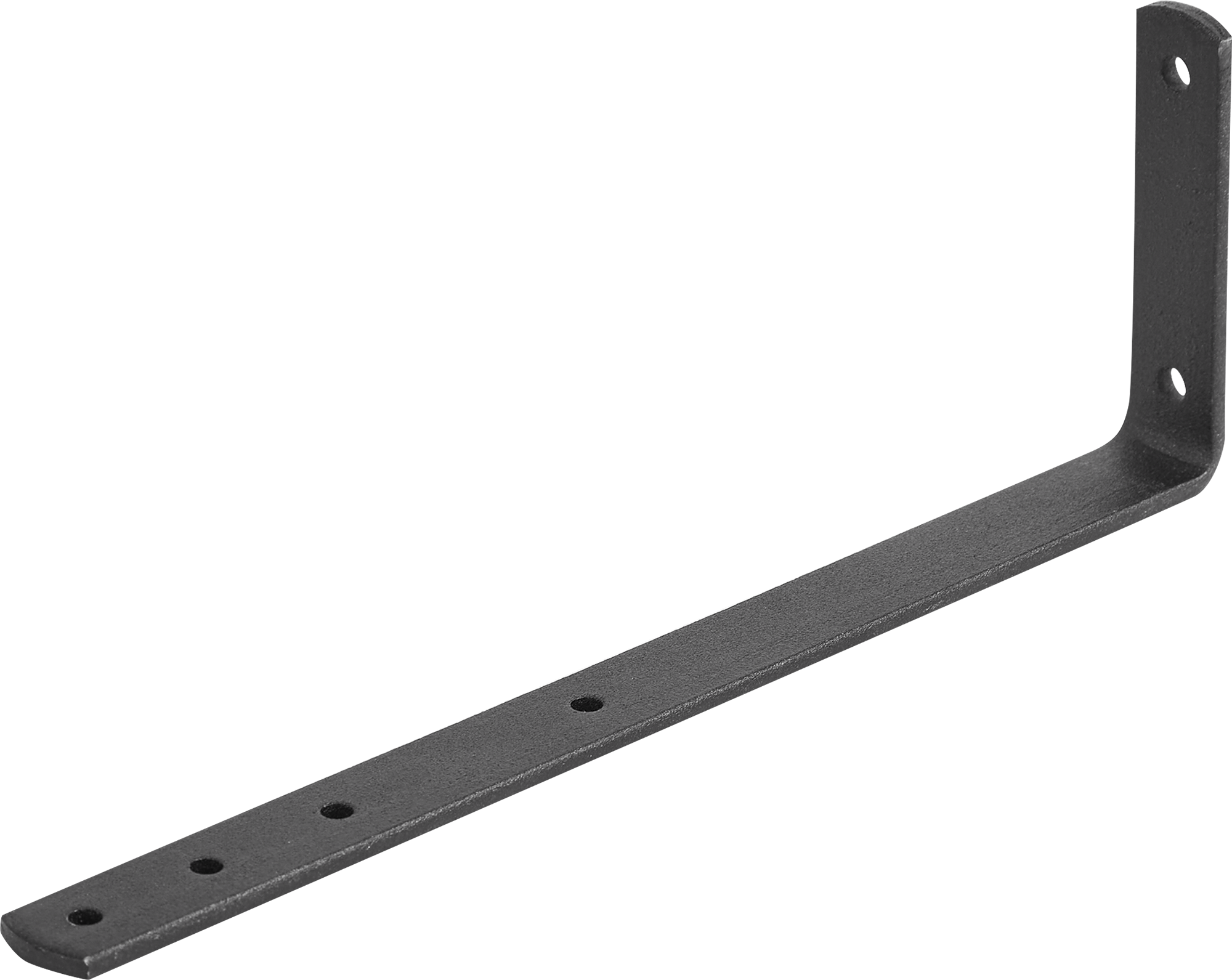 Кронштейн мебельный 4x20x80x240 мм цвет черный