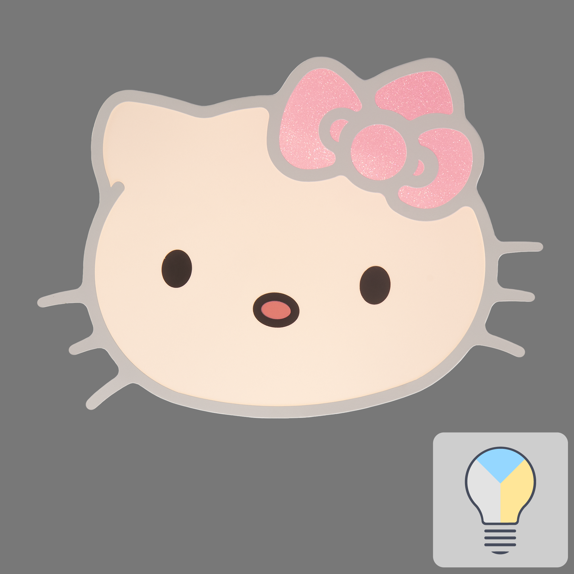 Изображение товара Светильник настенно-потолочный светодиодный Hello Kitty, белый свет, регулируемый