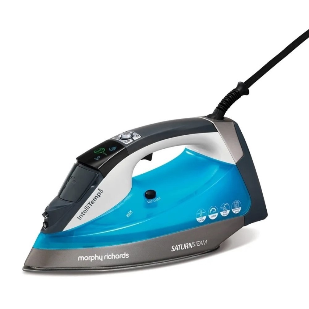 Изображение товара Утюг Morphy Richards Saturn Intellitemp 305003 голубой парогенератор
