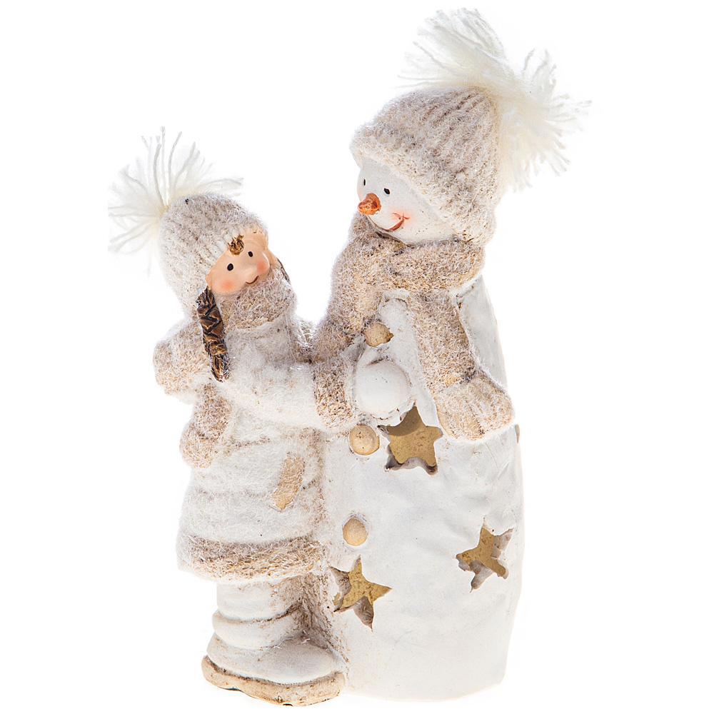 Изображение товара Декоративная фигурка Lefard Детишки в снегу 248-066