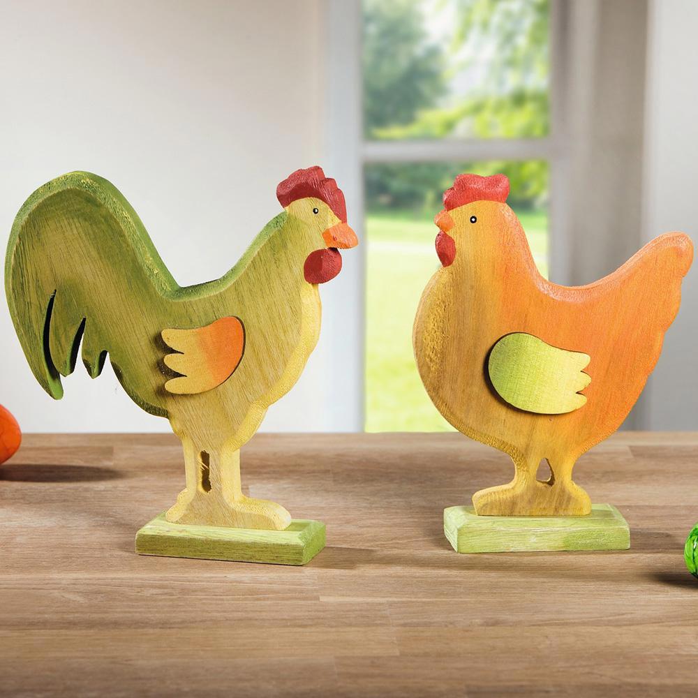 Изображение товара Декоративный предмет Frank Петушок и курочка 03650, 2 шт