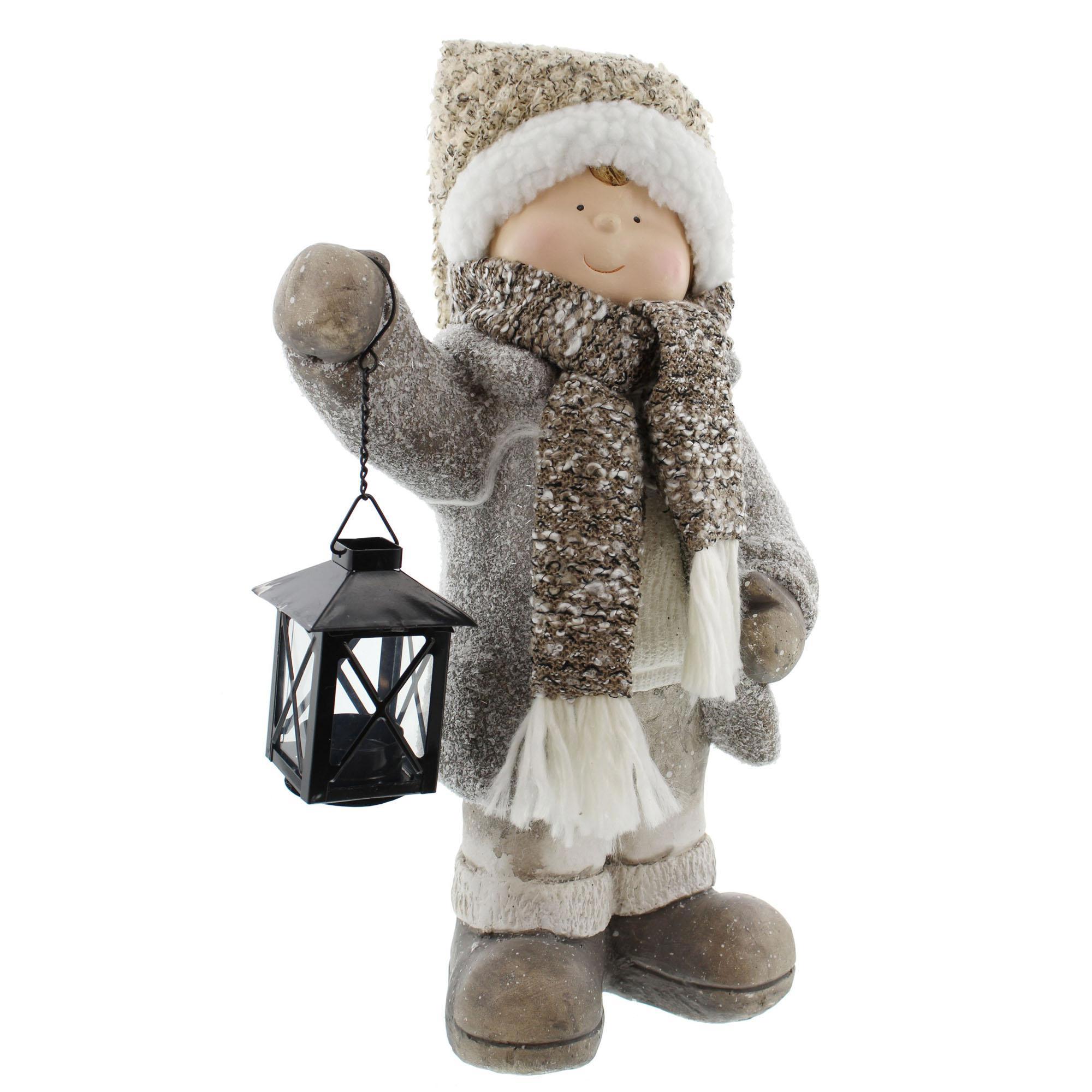 Изображение товара Декоративная фигурка Frank Мальчик с фонариком 07041