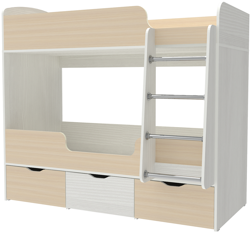 Изображение товара Кровать Кариви Малыш двойняшка для детей 70x160 см