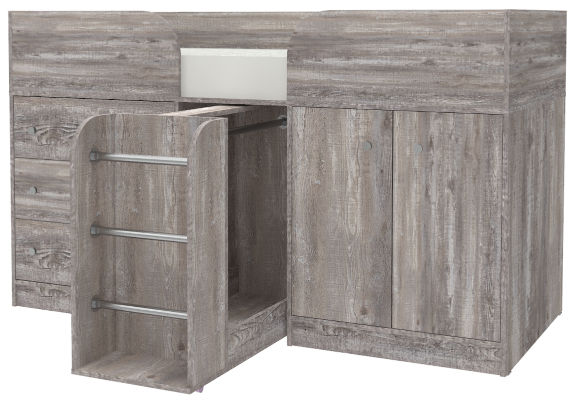 Изображение товара Кровать Кариви Малыш увеличенный 183.4x113.2x83.4 см цвет бетон