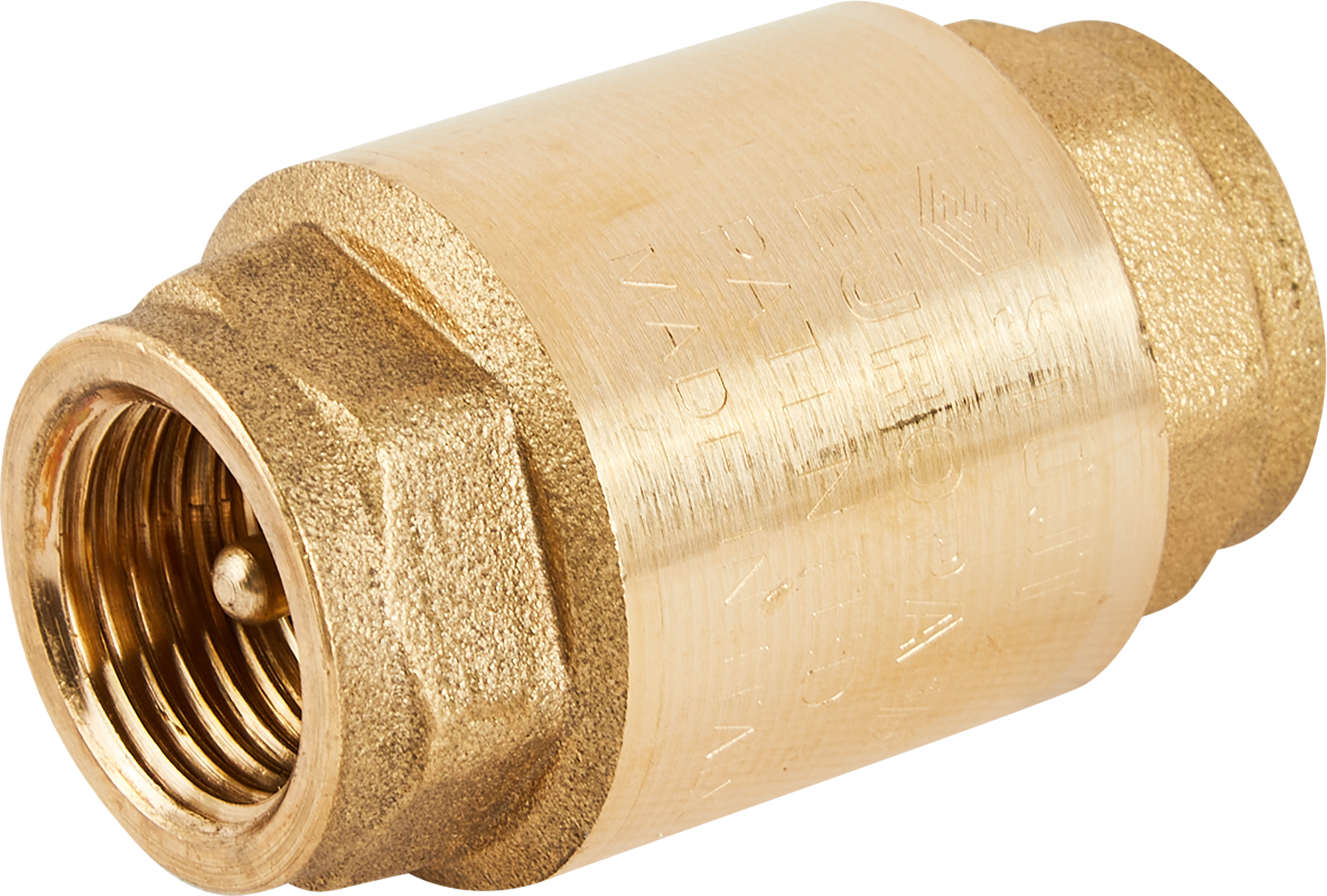 Изображение товара Обратный клапан Stout 1/2" пружинный с металлическим седлом